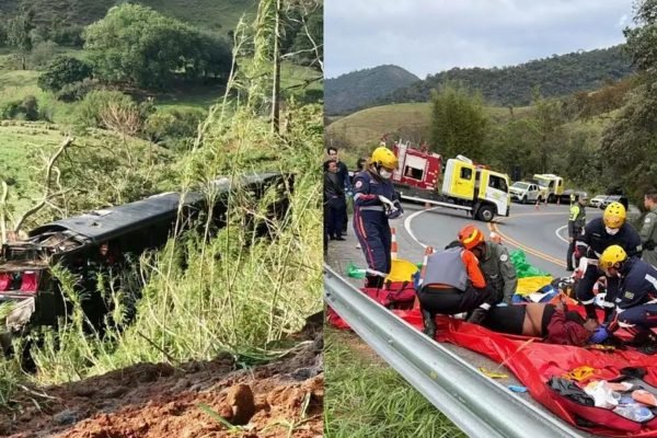 Cinco pessoas morrem em acidente com ônibus no interior de SP